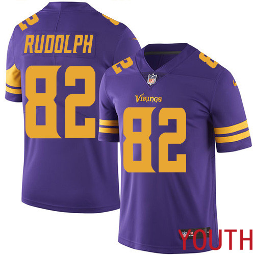 Minnesota Vikings #82 Limited Kyle Rudolph Purple Nike NFL Youth Jersey Rush Vapor Untouchable->women nfl jersey->Women Jersey